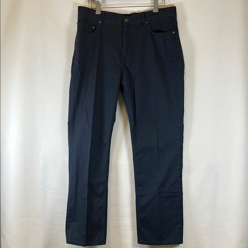 Men's Navy Chinos - Classic Straight Fit